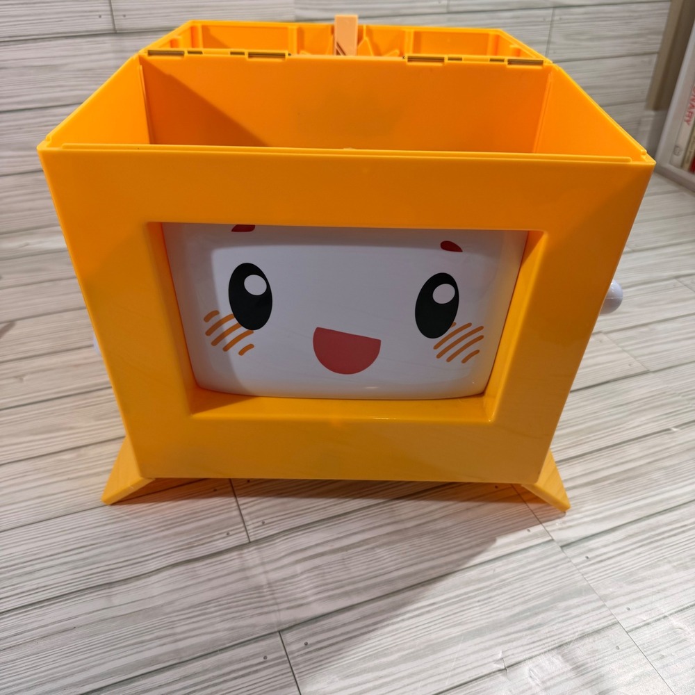 LankyBox Boxy Mystery Box Yellow Plastic Storage Container Toy Bin G321SMDG - Picture 4 of 8